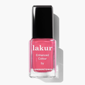 Lakur Enhanced Colour - Electric Flamingo Premium Nail Polish, Long-Lasting & High-Shine Vibrant Pink